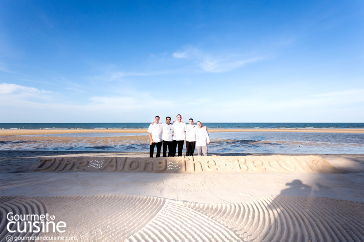 dine along the beach