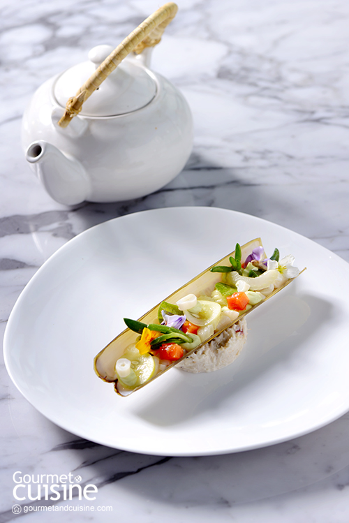 North Sea Crab with Radish and Cucumber