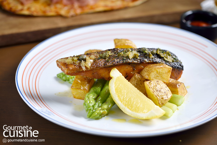 Grilled Salmon Lemon Caper Sauce 