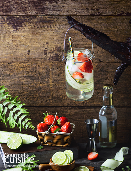 Strawberry and Cucumber Tonic