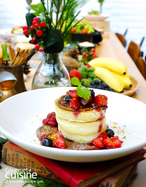 Nutella Pancakes with Fresh Berries