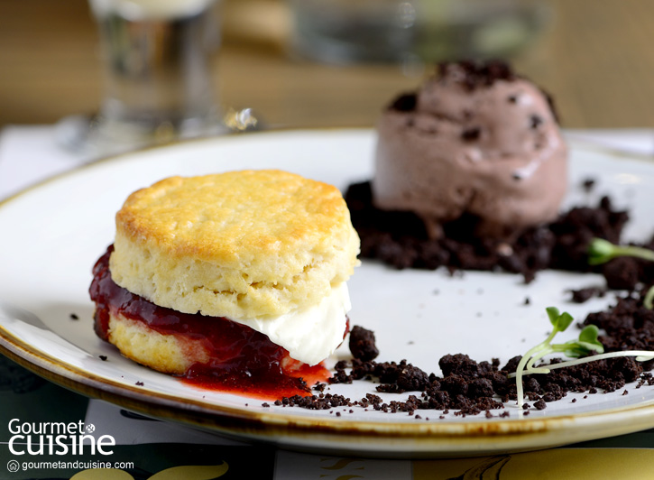 Strawberry Shortbread with Strawberry Balsamic Sherbet