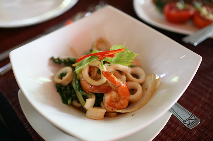 Seafood with Kampot Pepper