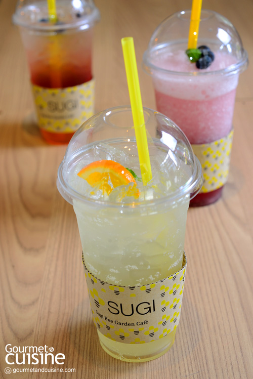 Fruit Juice Honey Soda with Honey Jelly