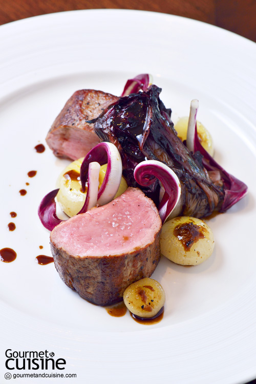 Roasted milk fed veal tenderloin