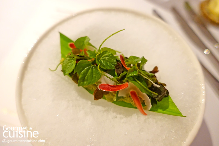 Prawn Umai ,Green Sambal , A Light Salad