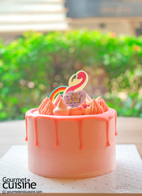 Pink Flamingo Cake