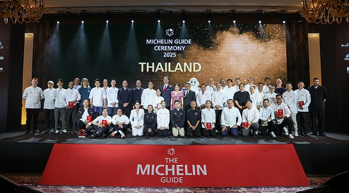 MICHELIN GUIDE CEREMONY 2025 เชฟไอซ์-ศุภักษร สร้างประวัติศาสตร์พา Sorn คว้ามิชลิน 3 ดาวครั้งแรกในไทย!