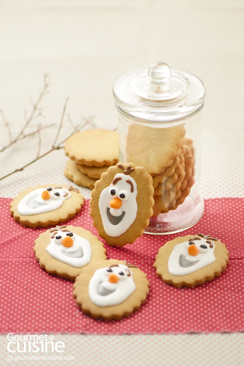 คุกกี้สโนว์แมน (Snowman Cookies)