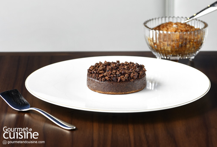 Chocolate Tart with Coffee Granité