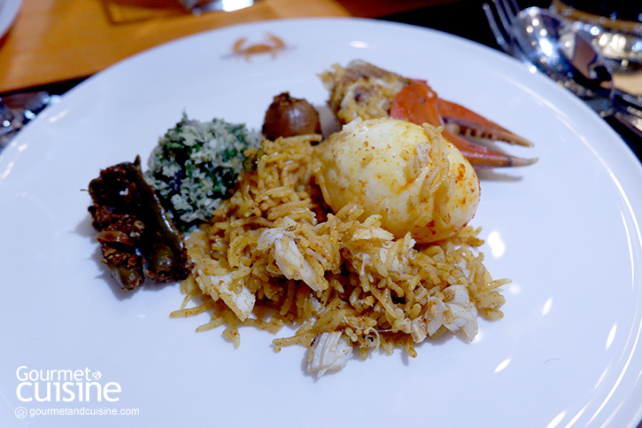 “Crab Biryani” ข้าวหมกปูในตำนานของศรีลังกา เมนูใหม่จากร้าน “Ministry of Crab Bangkok”