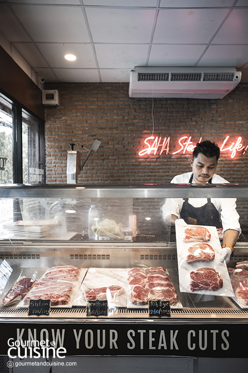 SAHA Steak and Butcher ร้านสเต๊กย่านลาดพร้าวที่เลือกใช้แต่เนื้อไทยล้วน ๆ