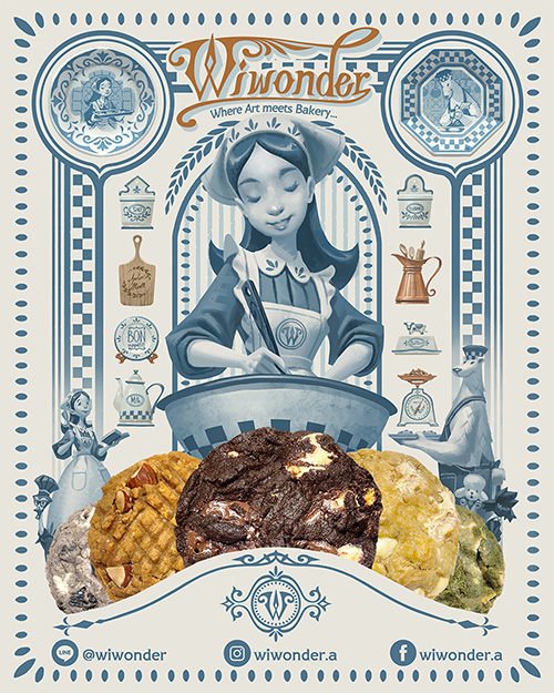 “Wiwonder” Limited First Edition : แบรนด์คุ้กกี้ที่ออกแบบแพคเกจโดย Apolar (และเปิดจองในจำนวนจำกัด)