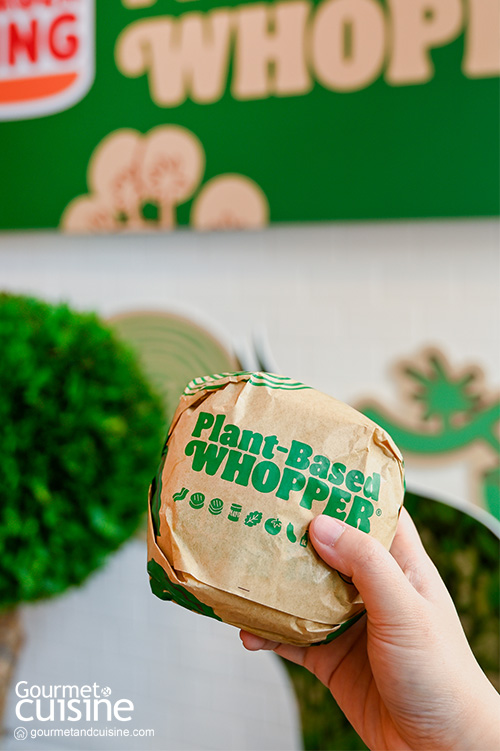 “Plant-Based Whopper” เมนูใหม่อร่อยแบบเนื้อแต่ทำจากพืชจาก “เบอร์เกอร์ คิง”