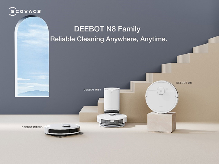 ECOVACS ROBOTICS เปิดตัว DEEBOT N8 Family ในประเทศไทย