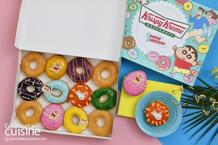 "คริสปี้ ครีม X เครยอน ชินจัง" โดนัทแสนน่ารักน่ากินใหม่จาก “Krispy Kreme”