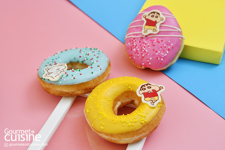 "คริสปี้ ครีม X เครยอน ชินจัง" โดนัทแสนน่ารักน่ากินใหม่จาก “Krispy Kreme”