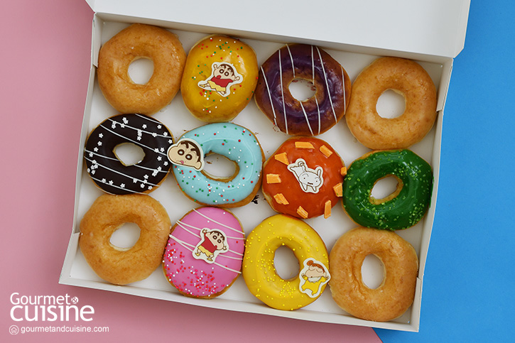 "คริสปี้ ครีม X เครยอน ชินจัง" โดนัทแสนน่ารักน่ากินใหม่จาก “Krispy Kreme”