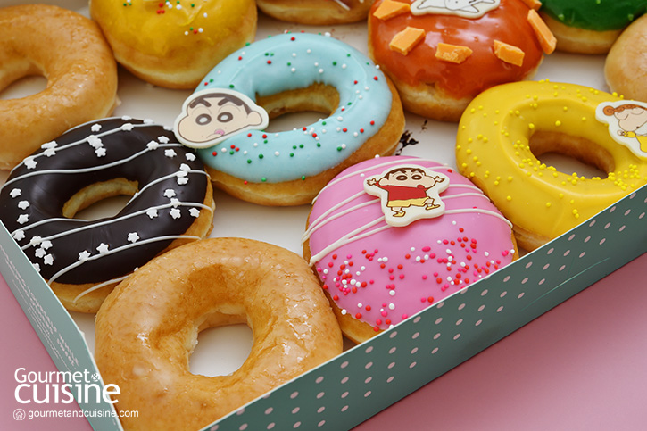 "คริสปี้ ครีม X เครยอน ชินจัง" โดนัทแสนน่ารักน่ากินใหม่จาก “Krispy Kreme”