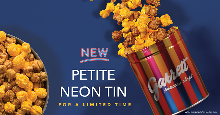 Neon Petite กระป๋องจิ๋วสีแจ๋นโดนใจ  ความสดใสใหม่ล่าสุดจาก การ์เร็ต ป๊อปคอร์น