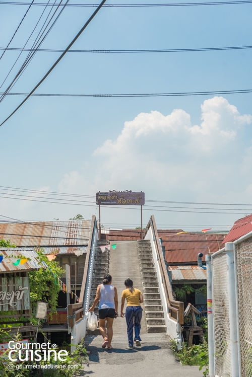 เที่ยวตลาดเก่าริมน้ำหัวตะเข้ ชุมชนเก่าริมคลองในกรุงเทพฯ เดินทางง่าย มีมุมถ่ายรูปเยอะ