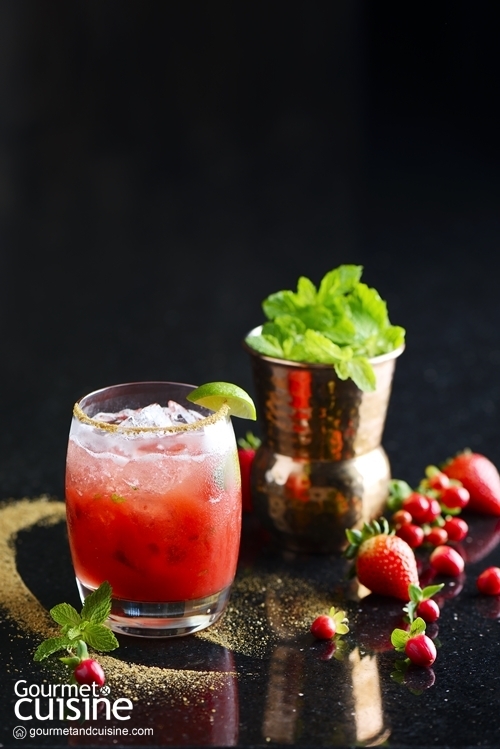 Wild Strawberry Caipiroska