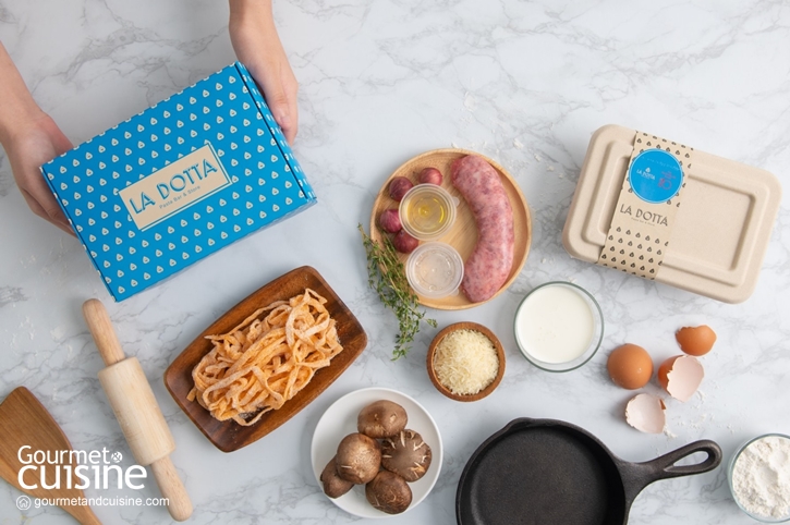 สนุกไปกับการครีเอตเมนูพาสตาจานพิเศษด้วย  DIY Pasta Kits by La Dotta