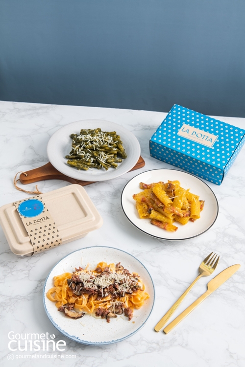 สนุกไปกับการครีเอตเมนูพาสตาจานพิเศษด้วย  DIY Pasta Kits by La Dotta