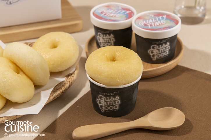 หวานอร่อยคูณ 2 กับเมนูสุดพิเศษ จากการจับมือกันของ โดนัท Loaf – Lay และไอศกรีม Guss Damn Good