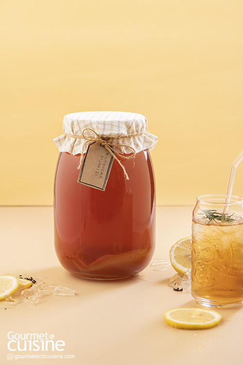 Kombucha เครื่องดื่มชาหมักรสเปรี้ยวซ่า เทรนด์เพื่อสุขภาพที่มาแรงที่สุดแห่งยุค