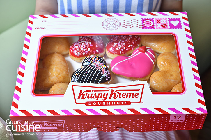 ฉลองวันแห่งความรักกับวาเลนไทน์ โดนัทจาก "Krispy Kreme"