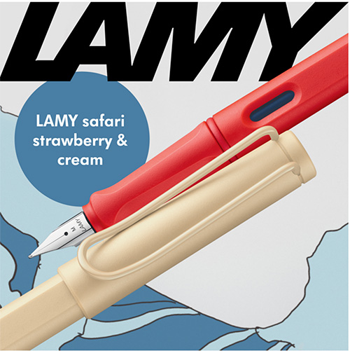 ครีเอทลายเส้นแห่งความสนุกไปกับ LAMY safari strawberry & cream