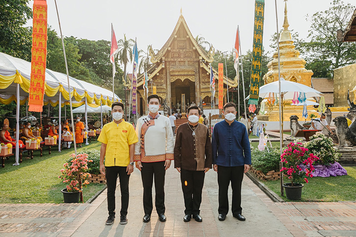 ไวไว ร่วมเป็นเจ้าภาพ พิธีสมโภชพระพุทธสิหิงค์ และเปิดงานป๋าเวณีปี๋ใหม่เมืองเจียงใหม่ ๒๕๖๕