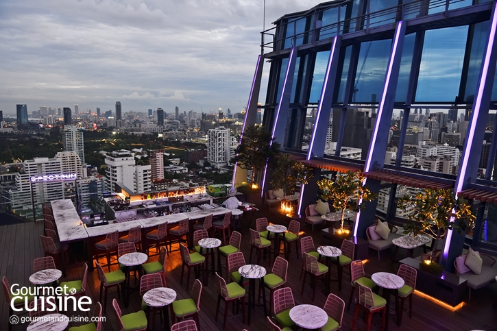 Spectrum Lounge & Bar รูฟท็อปวิวสวยของโรงแรมไฮแอท รีเจนซี่ กรุงเทพฯ สุขุมวิท