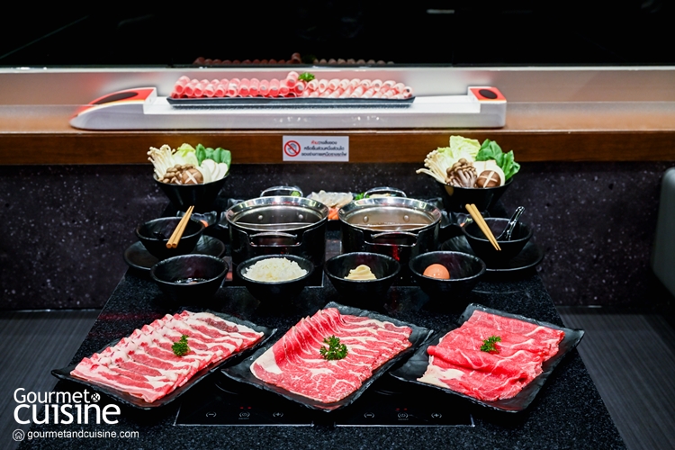 ชาบูรถไฟมาเสิร์ฟแล้ว! ชาบู บาย โออิชิ (SHABU By OISHI) เซ็นทรัล พระราม 9