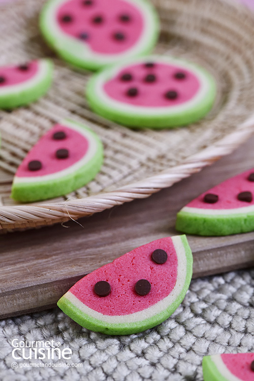 คุกกี้แตงโม (Watermelon Cookies)