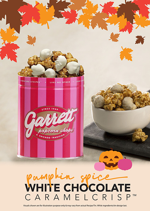 เพิ่มอรรถรสเทศกาลวันฮาโลวีนในปีนี้ไปกับ Garrett Pumpkin Spice White Chocolate CaramelCrisp™