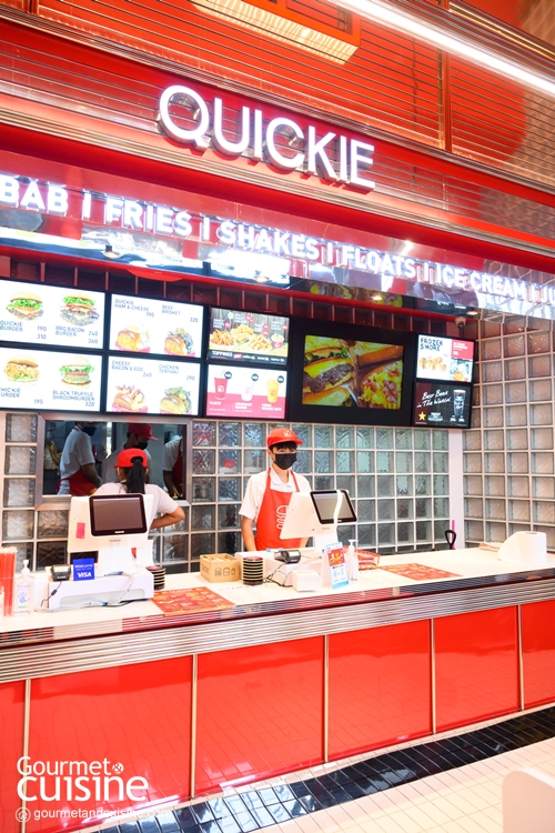 Quickie Burger ร้านเบอร์เกอร์พรีเมียม เปิด 24 ชั่วโมง ในโครงการ Velaa Langsuan