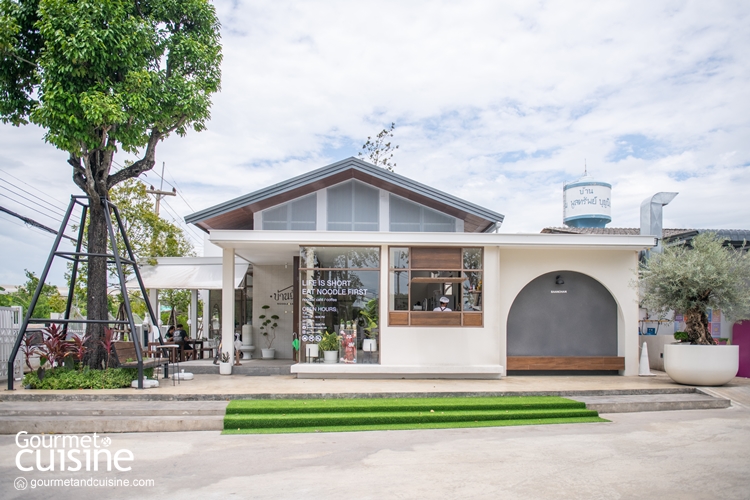 BAANCHAN Noodle Café ร้านก๋วยเตี๋ยวไก่รสเด็ด บรรยากาศคาเฟ่ในจังหวัดนครปฐม