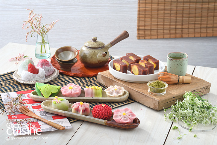 Nerikiri Wagashi ขนมหวานญี่ปุ่นสุดน่ารักสำหรับเสิร์ฟคู่ชาเขียว