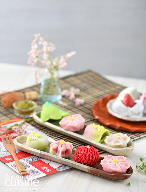 Nerikiri Wagashi ขนมหวานญี่ปุ่นสุดน่ารักสำหรับเสิร์ฟคู่ชาเขียว