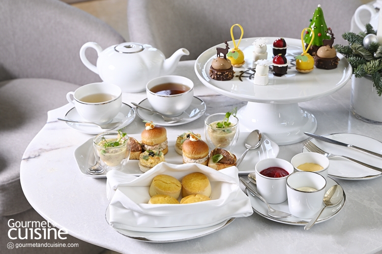 จิบ Festive Afternoon Tea ฉลองคริสต์มาสบนขบวนรถไฟ ที่ Park Hyatt Bangkok