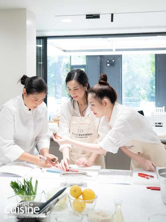 เรียนทำอาหารระดับมิชลิน 3 ดาวที่ École Ducasse – Nailert Bangkok Studio