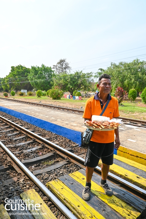 ‘ไก่ย่างกันทรารมย์’ สูตรท้องถิ่นเมืองศรีสะเกษ ริมรางสถานีรถไฟกันทรารมย์