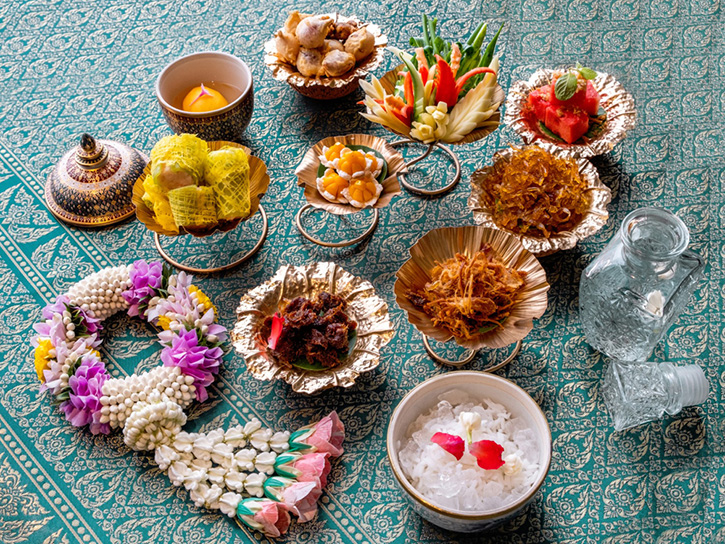 ข้าวแช่ เมนูคลายร้อนต้อนรับเทศกาลปีใหม่ไทย ณ โรงแรมบันยันทรี กรุงเทพ