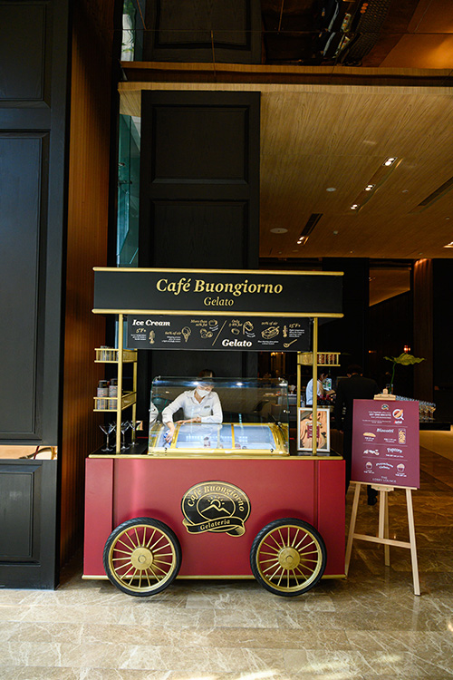 Café Buongiorno ร้านไอศกรีมเจลลาโตโฮมเมดของอัศวิน @Hyatt Regency Bangkok Sukhumvit