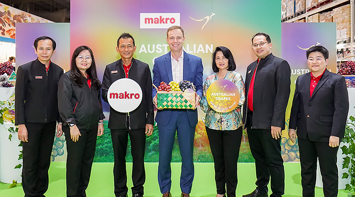 แม็คโคร เปิดฤดูกาลองุ่นออสเตรเลีย The Launch of Australian Table Grape Season นำผลผลิตคุณภาพดี ส่งตรงถึงไทย