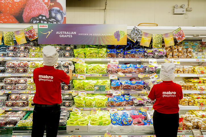 แม็คโคร เปิดฤดูกาลองุ่นออสเตรเลีย The Launch of Australian Table Grape Season นำผลผลิตคุณภาพดี ส่งตรงถึงไทย