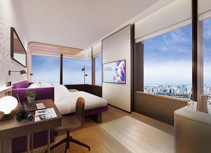 เตรียมเปิดโรงแรมแห่งอนาคต YOTEL แห่งแรกของไทยที่ Cloud 11