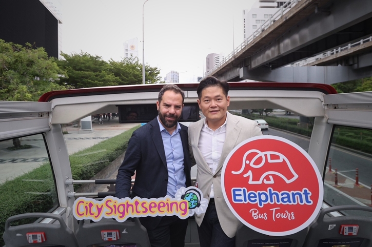 “City Sightseeing” รถบัสชมเมืองถึงเมืองไทยแล้ว! จับมือ “Elephant Bus Tours” ปลุกกระแสนั่งรถบัสเปิดประทุนชมเมือง